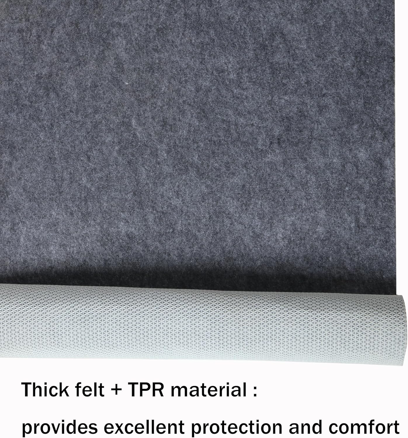 Waterproof Non-Slip Rug Pad for Hardwood Floors, 5x7 ft O4770