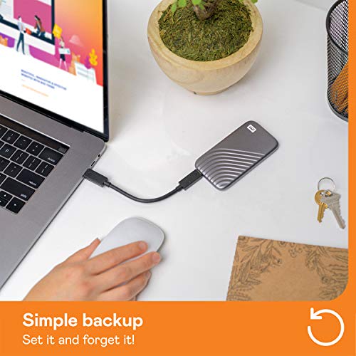 4TB External Portable Solid State Drive, Grey, USB 3.2 Gen-2 O5533