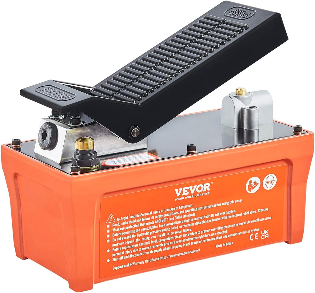 Air Hydraulic Pump, 10,000 PSI, Foot Actuated S582856