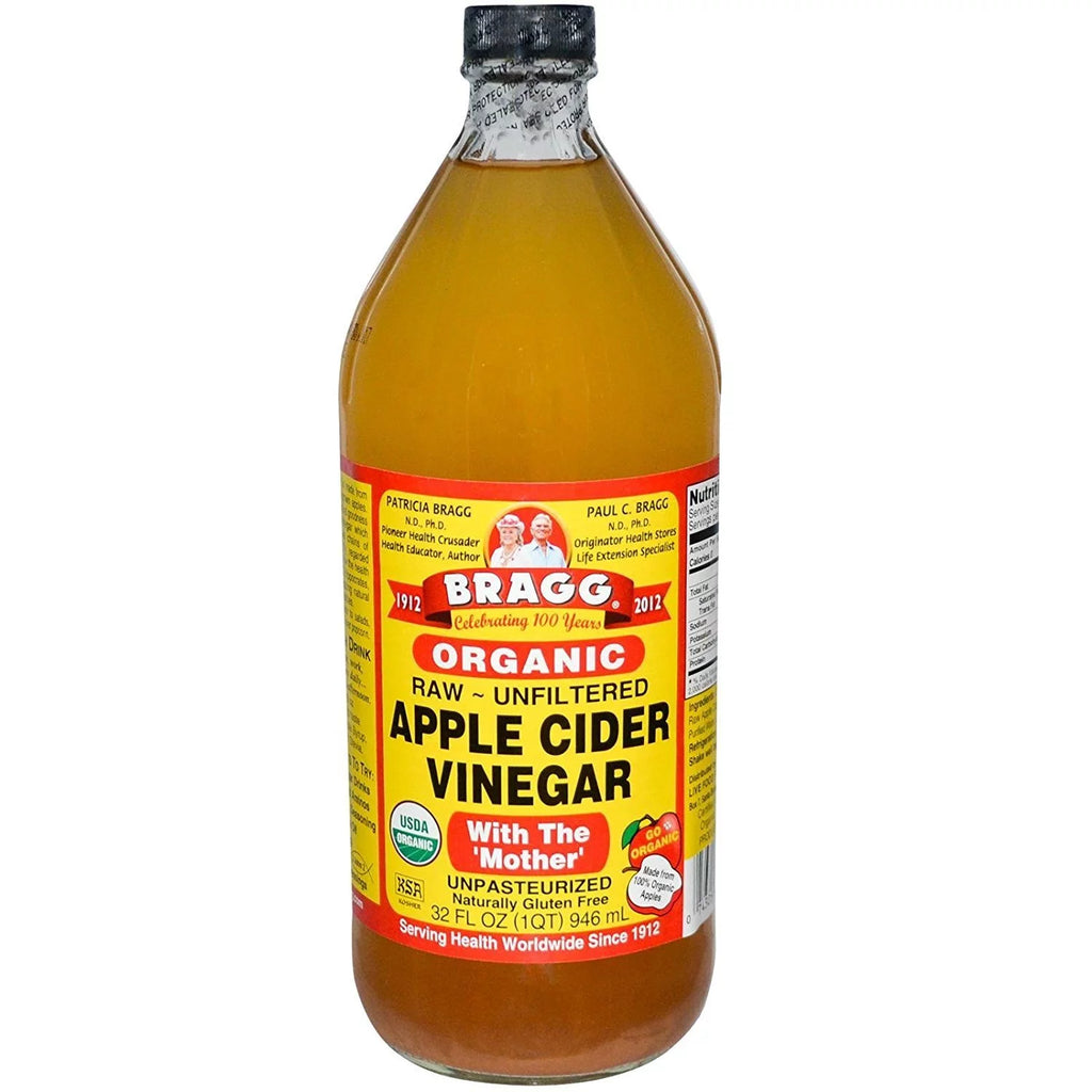 Organic Raw Unfiltered Apple Cider Vinegar 32 oz + Raw Unfiltered Honey 16 oz D81968