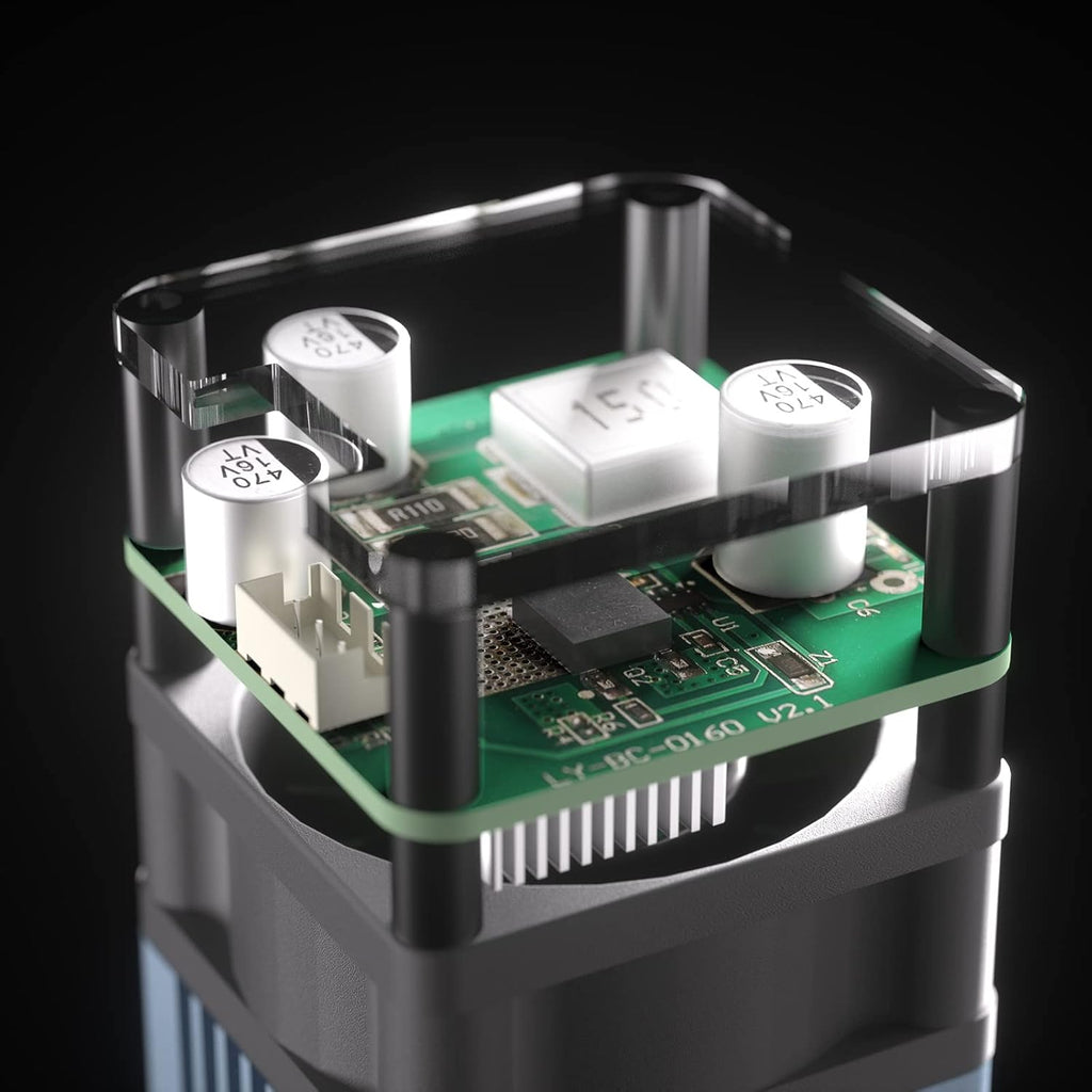 10W Compressed Spot Laser Module with Air Assist Nozzle M6186