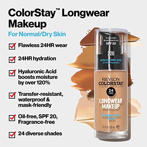 Makeup Foundation for Normal/Dry Skin, True Beige, 1 oz M99927