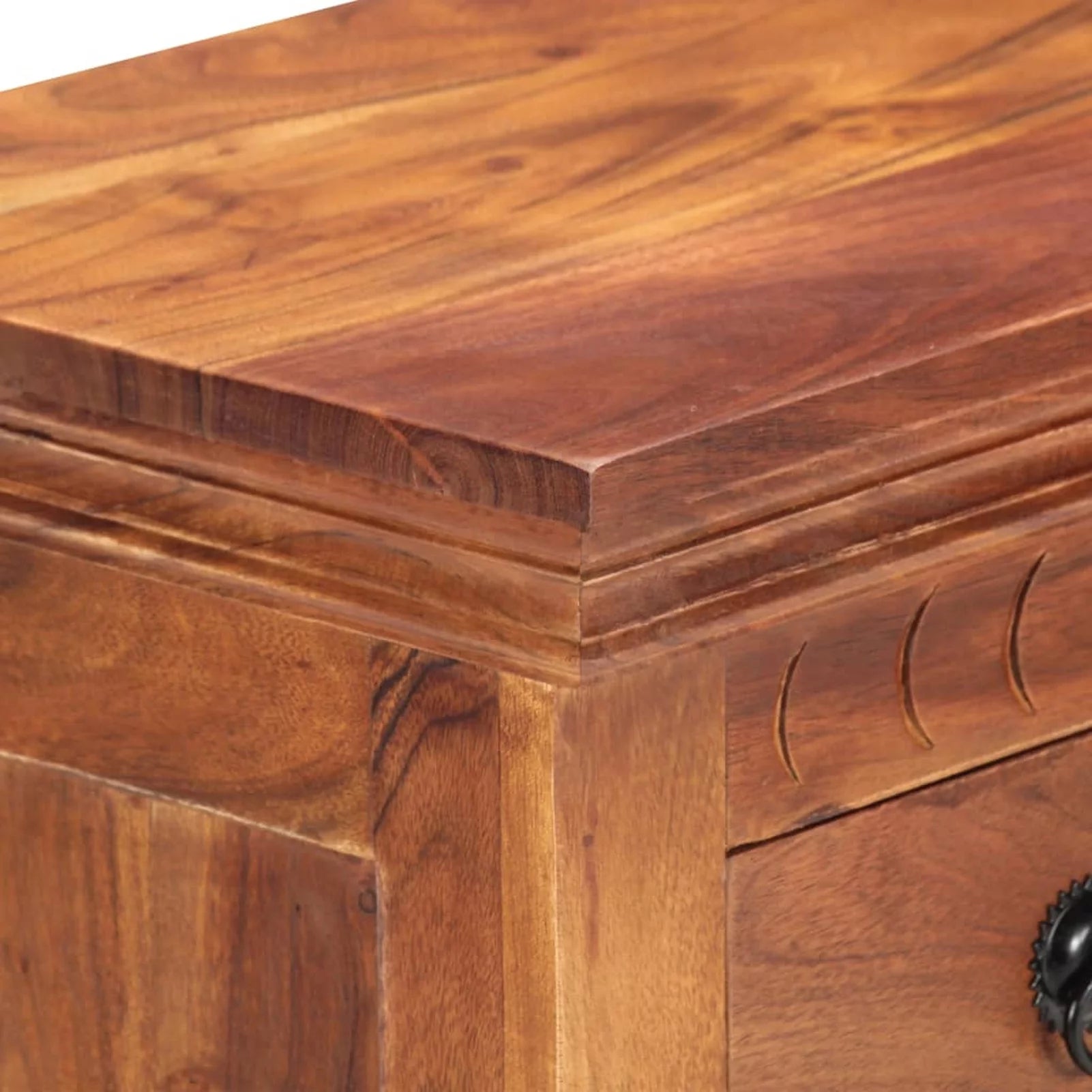 Wooden Sideboard with 2 Doors and 4 Drawers J533062
