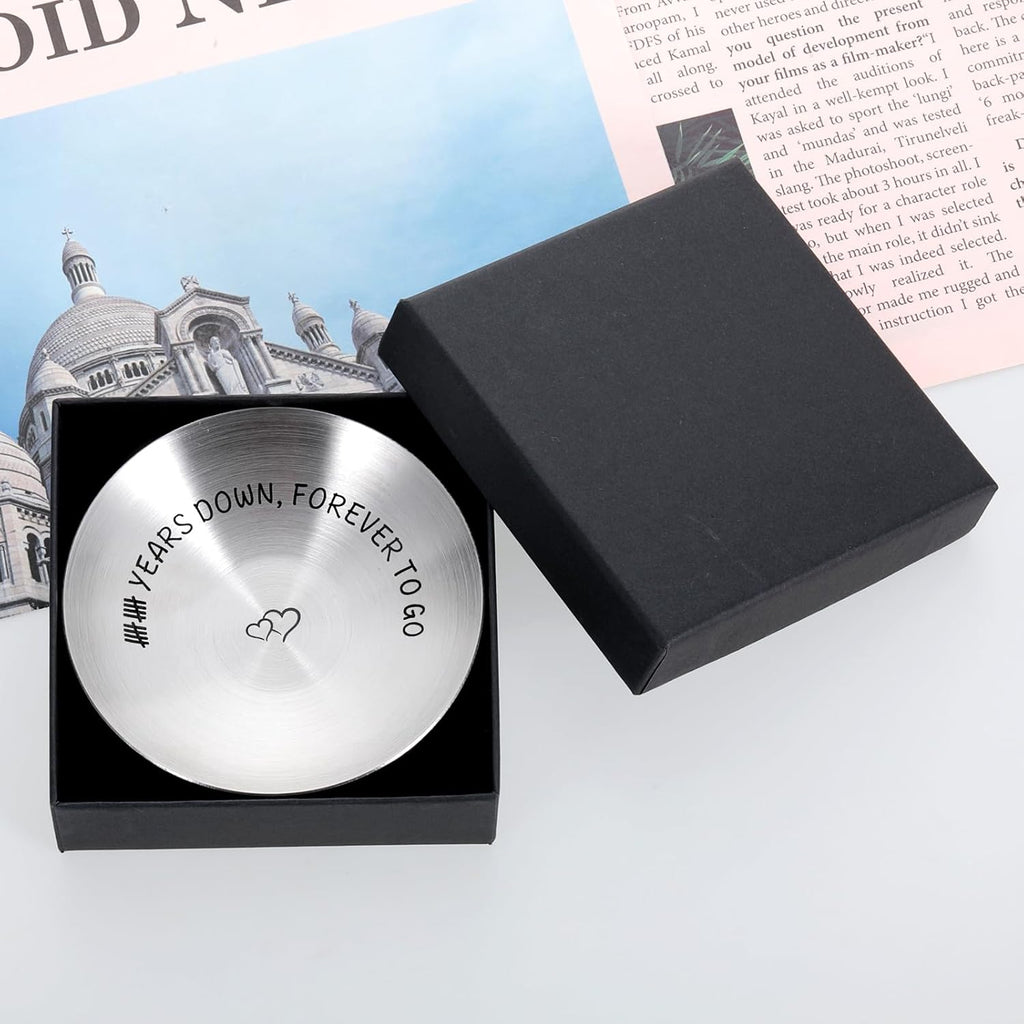 10 Year Anniversary Gift for Wife Husband Ring Holder Decorations Y7958