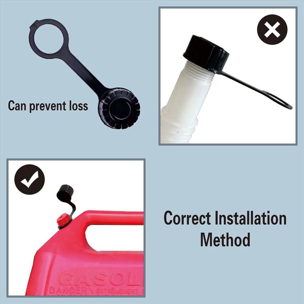 Replacement Gas Can Spout with Flexible Pour Nozzle and Vent Cap S86990