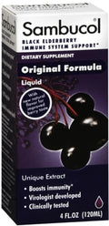 Sambucol Black Elderberry Immune System Support 4 oz (Pack of 6)