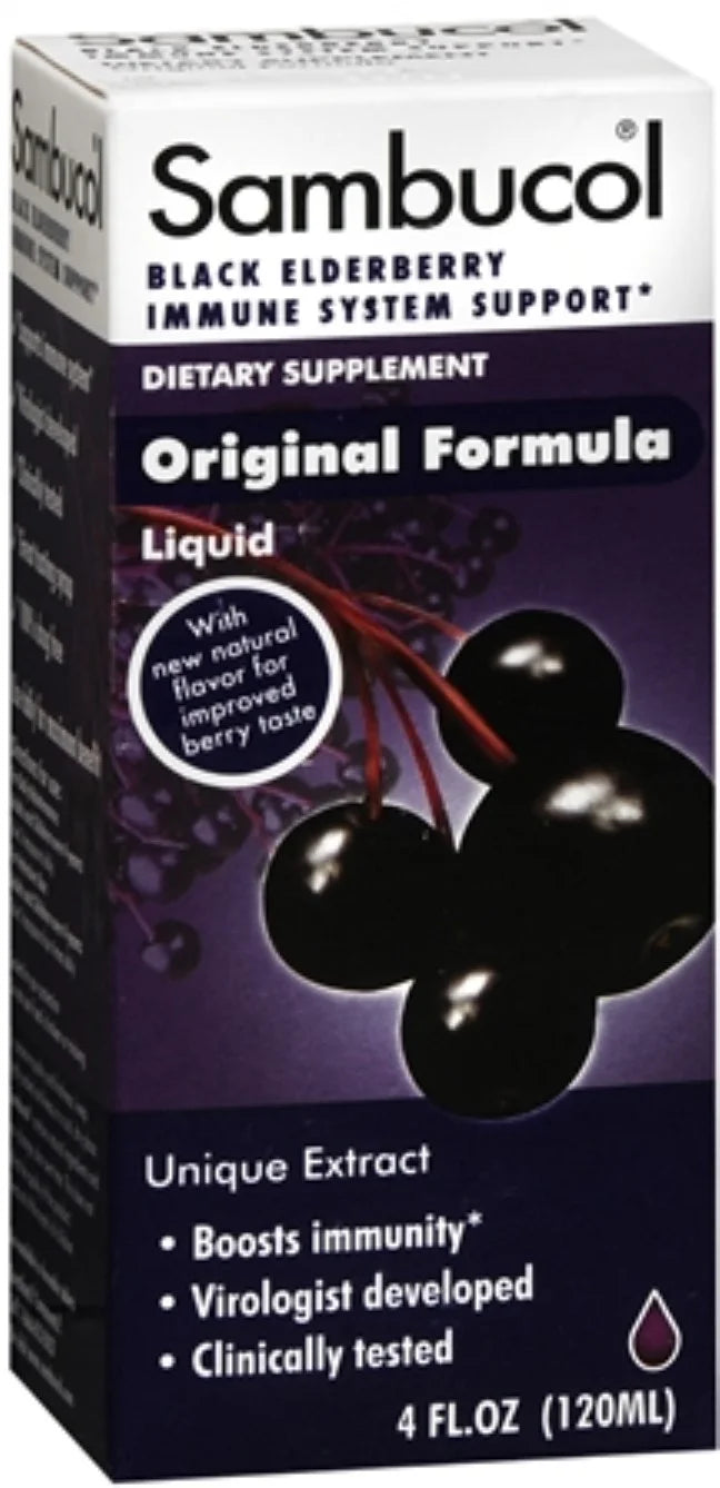 Sambucol Black Elderberry Immune System Support 4 oz (Pack of 6)