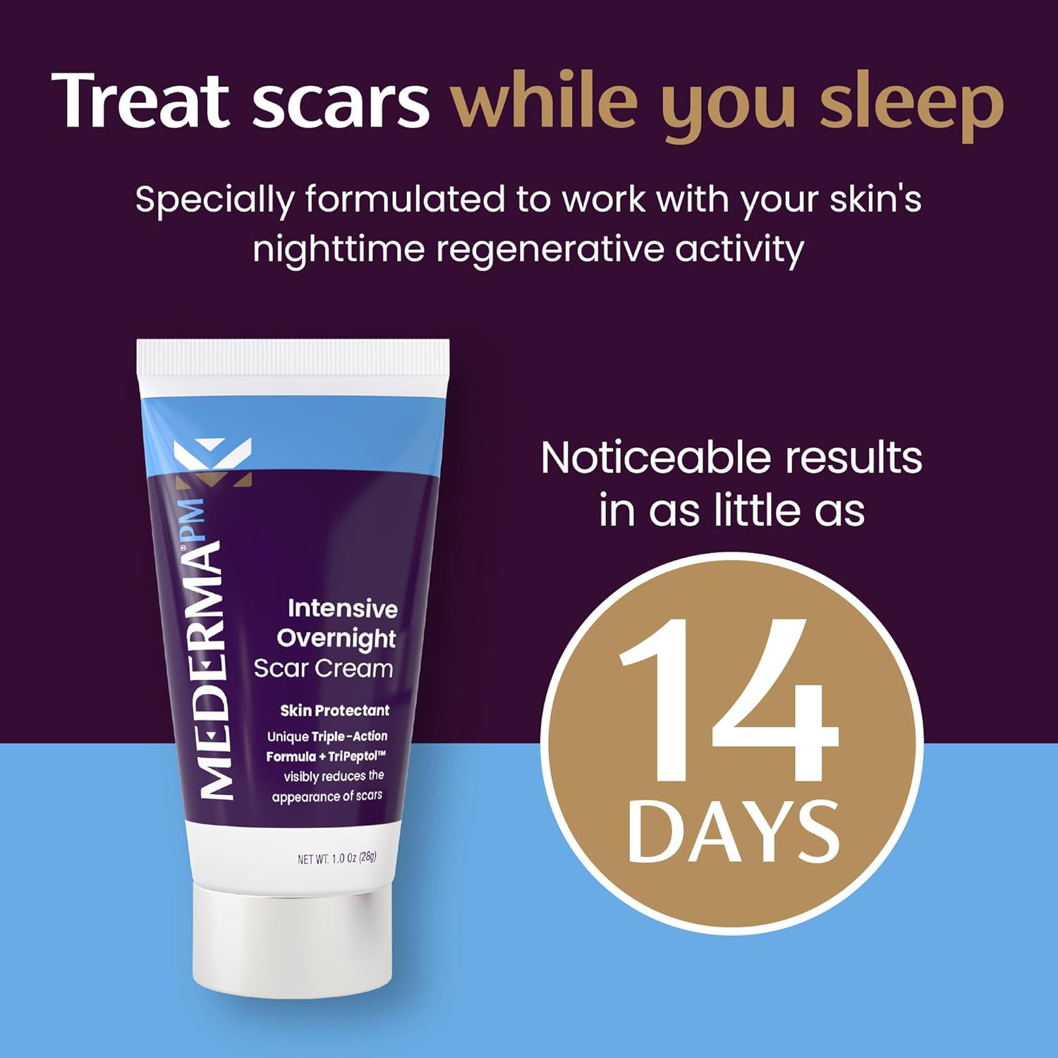 Overnight Scar Cream for Smaller, Less Visible Scars, 1 oz X883