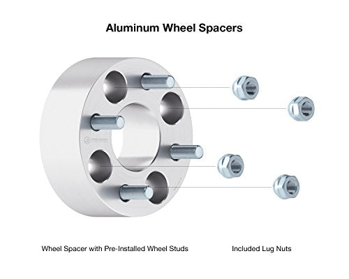 Golf Cart Wheel Spacers 2 Inch 4x4 Bolt Pattern 62mm Bore 4pcs A28950