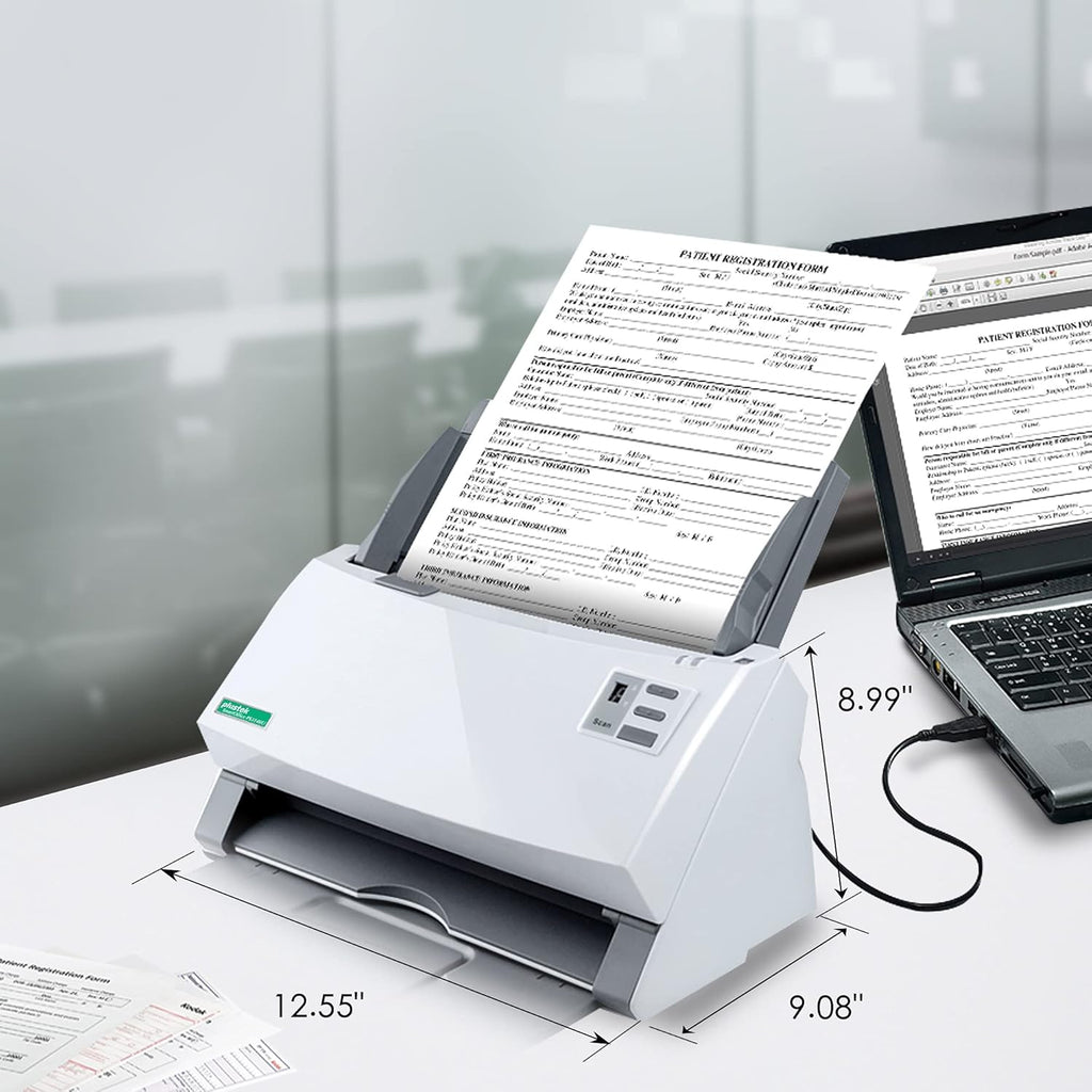 Duplex Document Scanner for PC and Mac T456