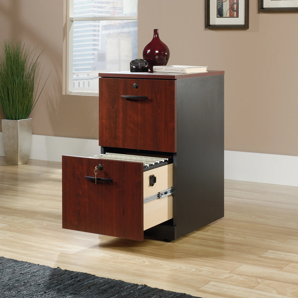 Classic Cherry Finish Wood File Cabinet B209717