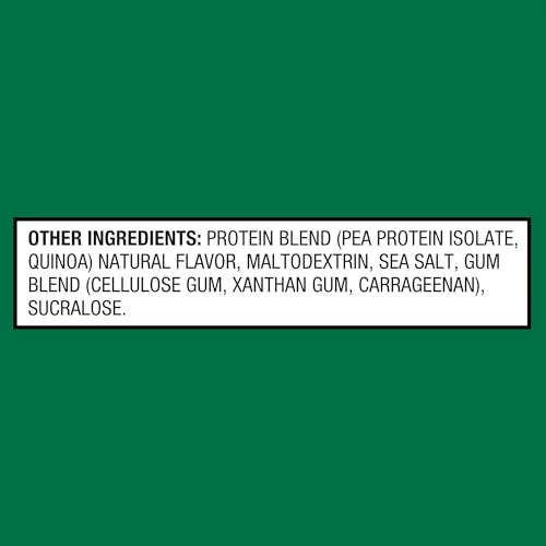 Plant-Based Protein Supplement, 2 lbs, Vegan, Non-GMO, Pea & Quinoa Blend, Vanilla Q833