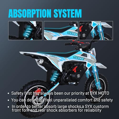 Mini Dirt Bike 58cc 4-Stroke Gas Pocket Motorbike with Disc Brakes O114476