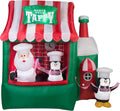 Gemmy 7.25' Animated Airblown North Pole Taffy Stand Christmas Inflatable