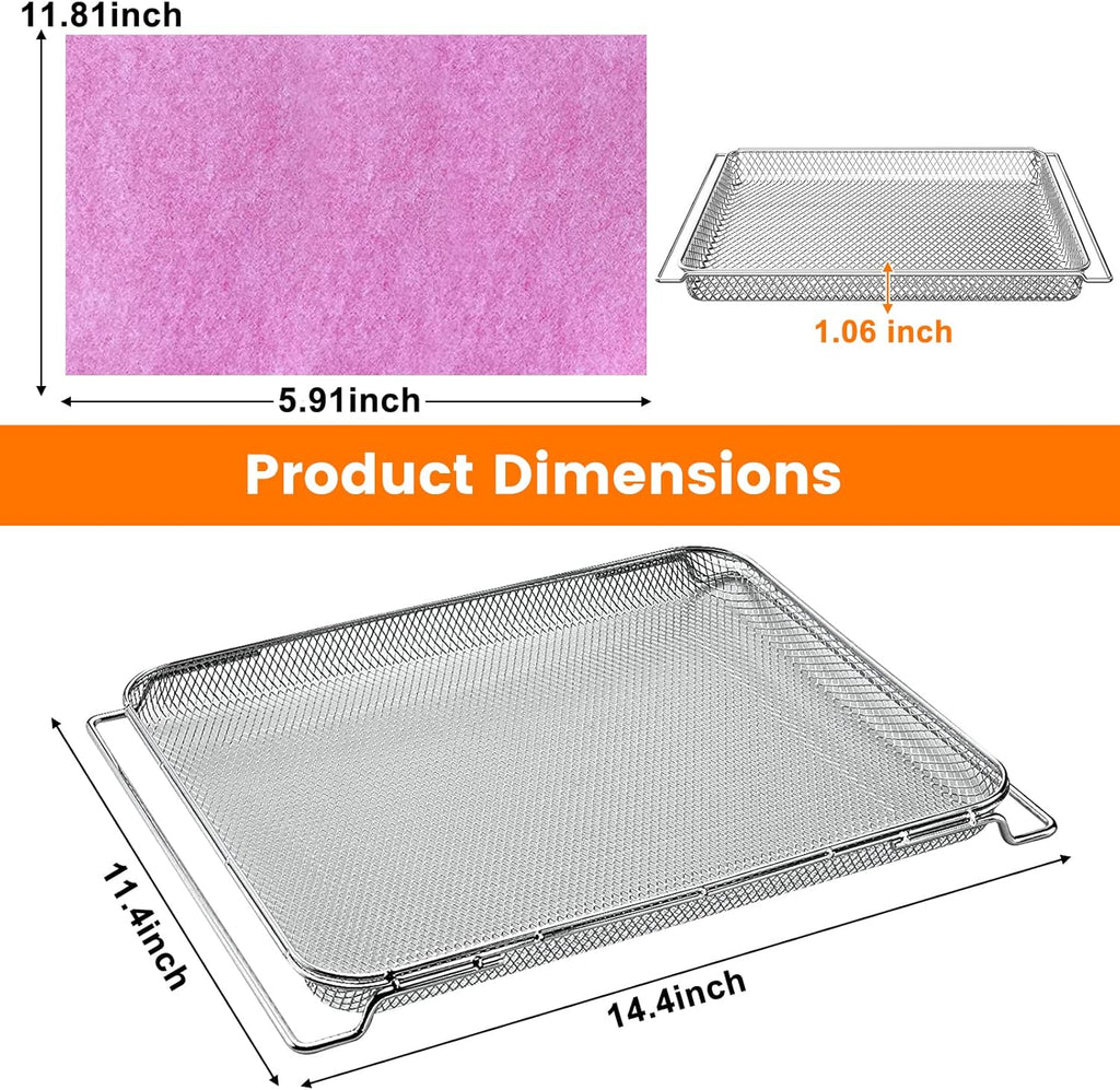 Stainless Steel Air Fryer Basket Replacement X78989