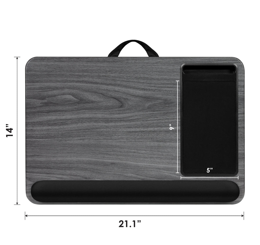 Lap Desk with Wrist Rest, Mouse Pad and Phone Holder K176
