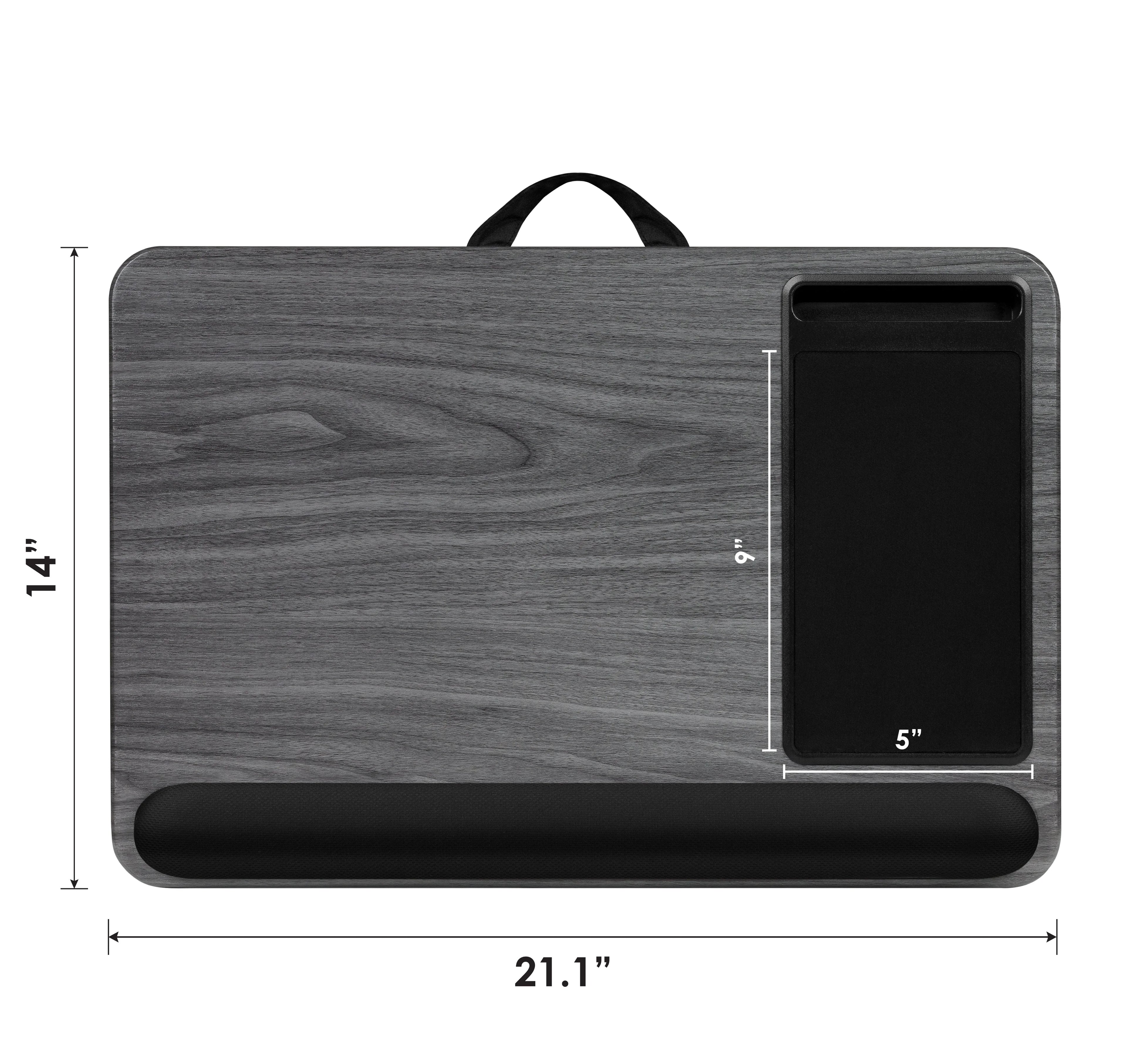 Lap Desk with Wrist Rest, Mouse Pad and Phone Holder K176