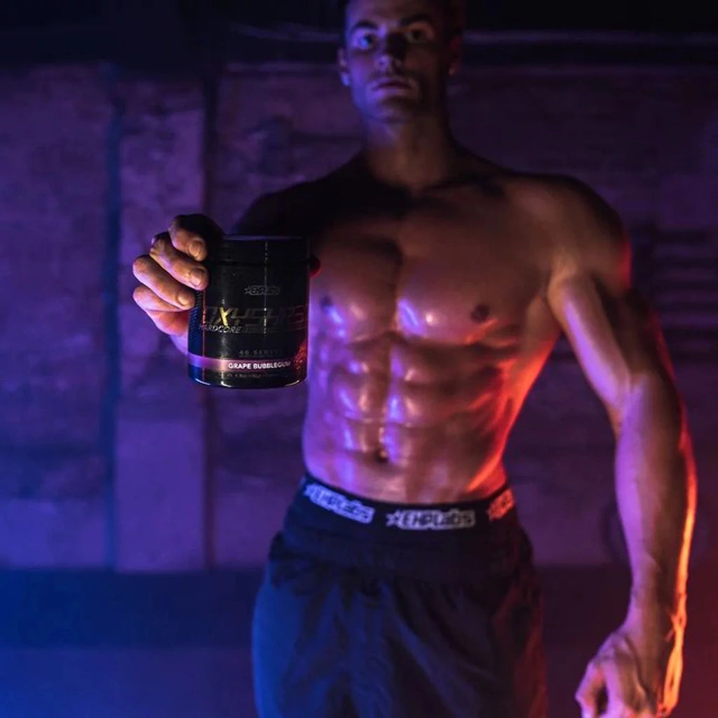 Thermogenic Pre Workout Powder with L Glutamine & Acetyl L Carnitine, Lemon Sherbet, 40 Servings E3089