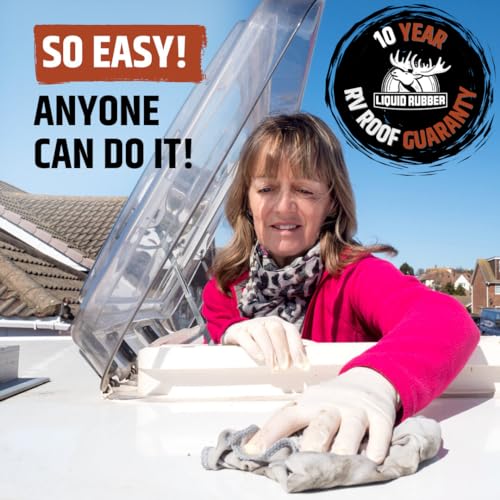 RV Roof Coating - Solar Reflective Sealant, Waterproof, 1 Gallon A976497