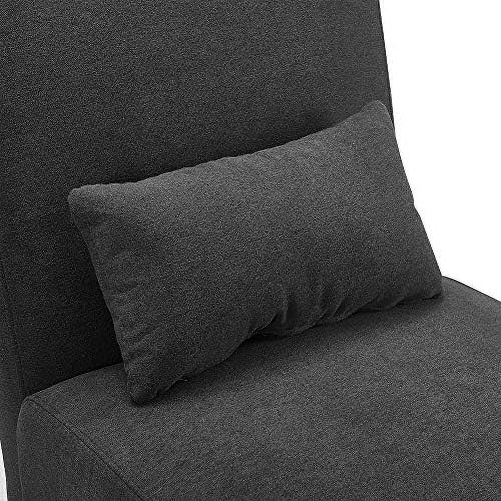 Accent Chair with Cushioned Seat and Back, Light Gray Q229