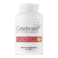Celebrate Vitamins 2-in-1 Bariatric Multivitamin with Calcium Citrate Chewables, Orange Pineapple, 120 count