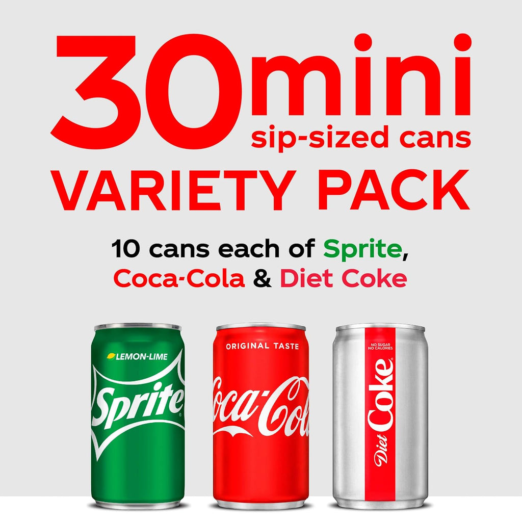 Mini Can Variety Pack, 7.5 Fl Oz, Pack of 30 V957799