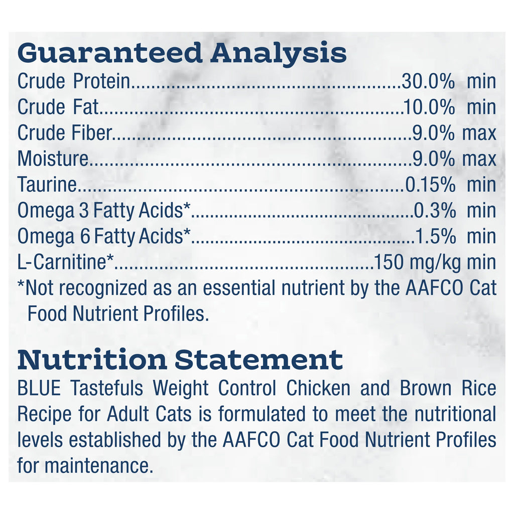 Natural Adult Dry Cat Food, Chicken, 3lb bag K1316