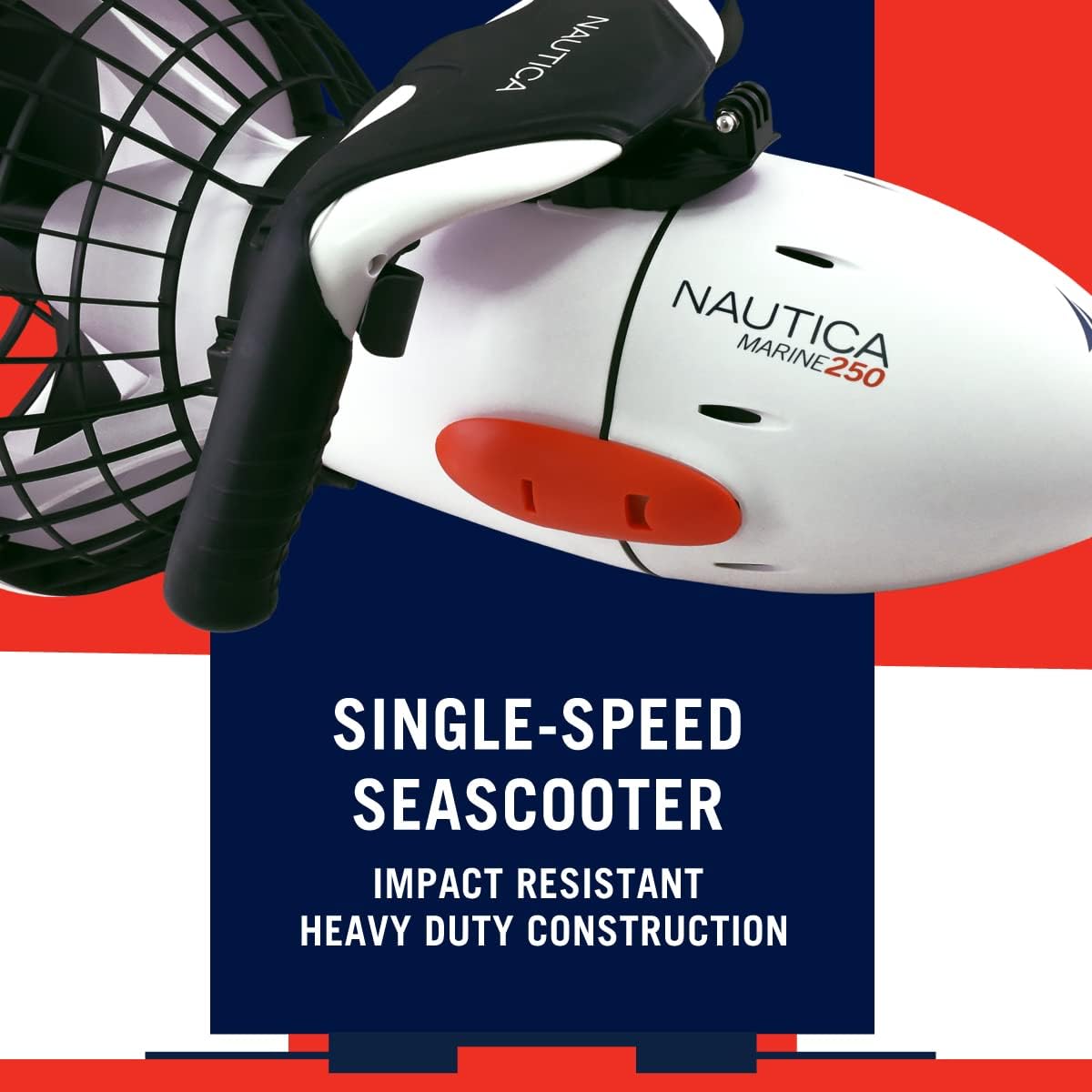Underwater Seascooter for Snorkeling, Pool or Ocean, Action Camera Compatible E83133