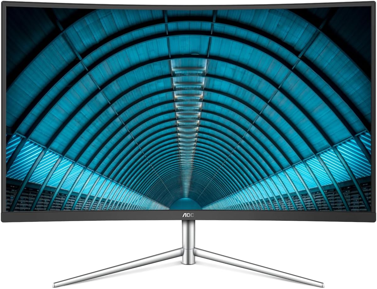 31.5" Curved Full HD Monitor, 75Hz, Frameless, HDMI/DisplayPort/VGA I35467