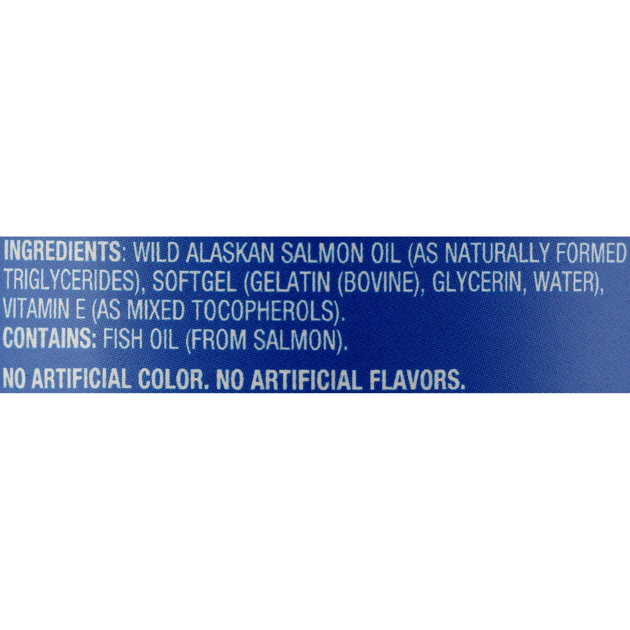 Wild Salmon Oil 1000 mg Softgels, 180 Count G62180