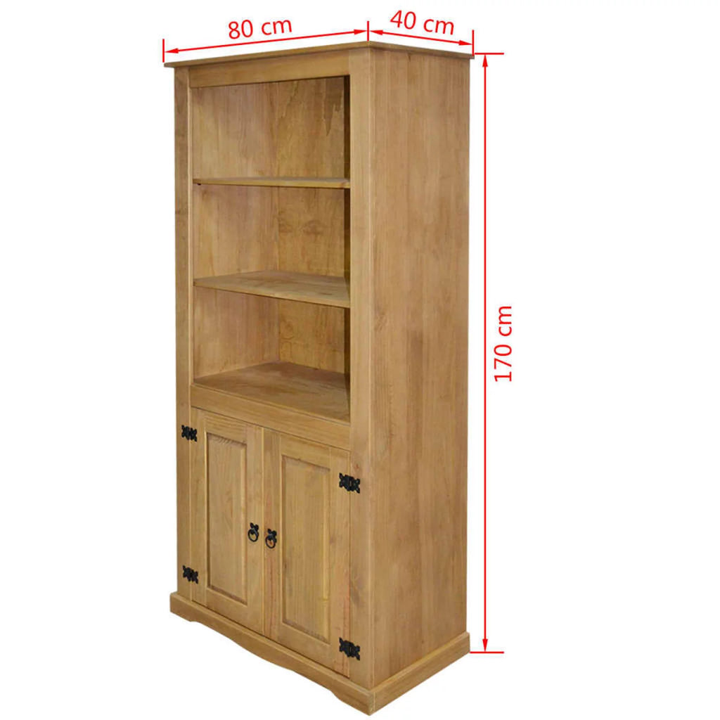 Mexican Pine Cupboard 31.5"x15.7"x66.9" M571