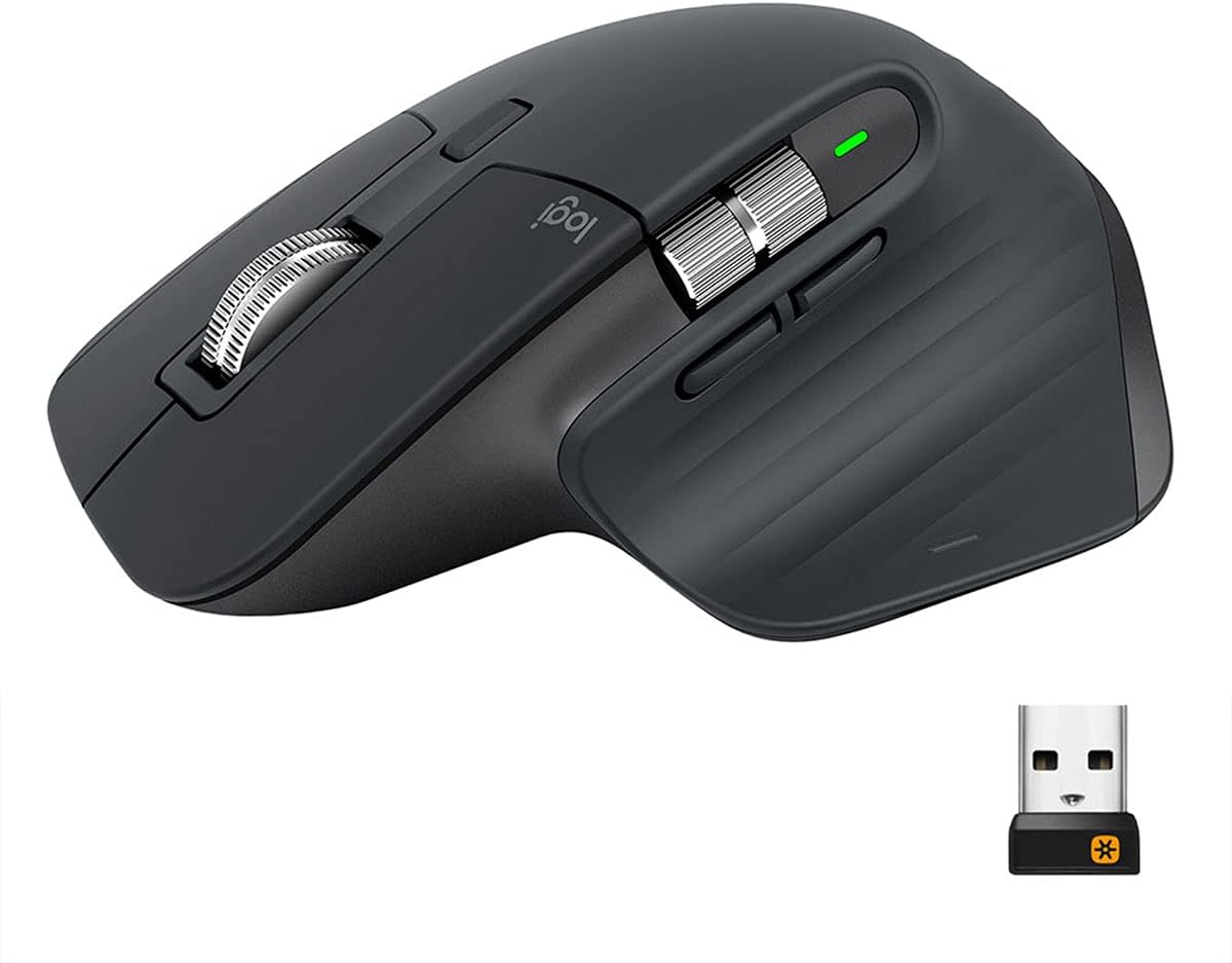Logitech MX Master 3 Advanced Wireless Mouse (Renewed)