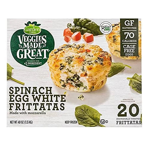 Spinach Egg White Frittatas, 40 Count, Gluten-Free S6146
