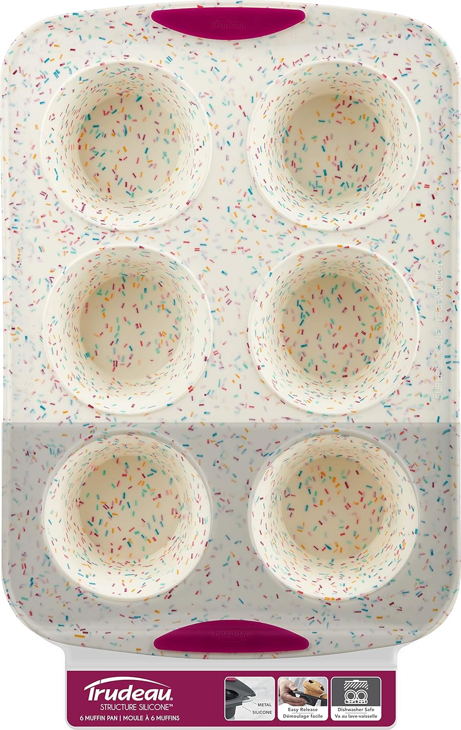 Jumbo 6-Cup Silicone Muffin Pan B570485