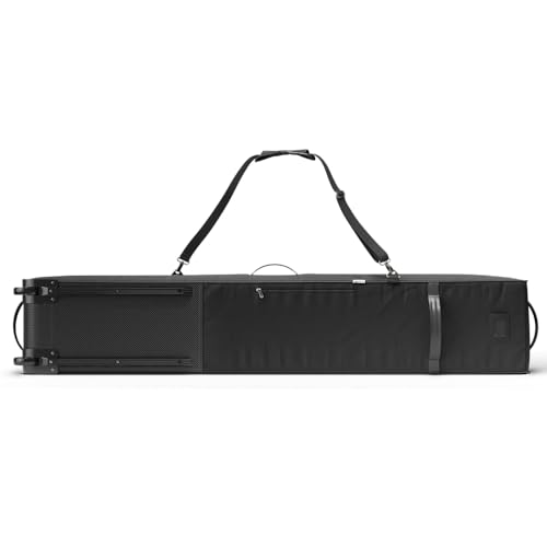 Rolling Double Ski Bag with Wheels for Air Travel X56556