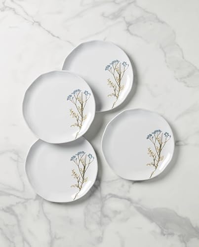 Wildflowers Dinnerware Set, 12 Count, White A6033