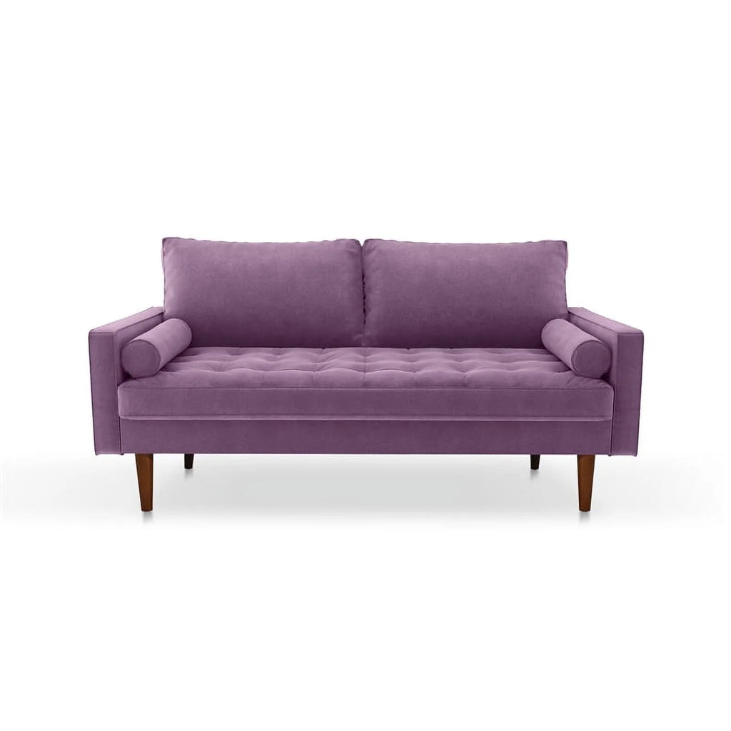 Contemporary 70" Velvet Sofa in Purple L50836