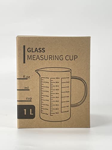 1 Gallon Measuring Pitcher with Spout and Handle, 134oz Plastic Container W554455