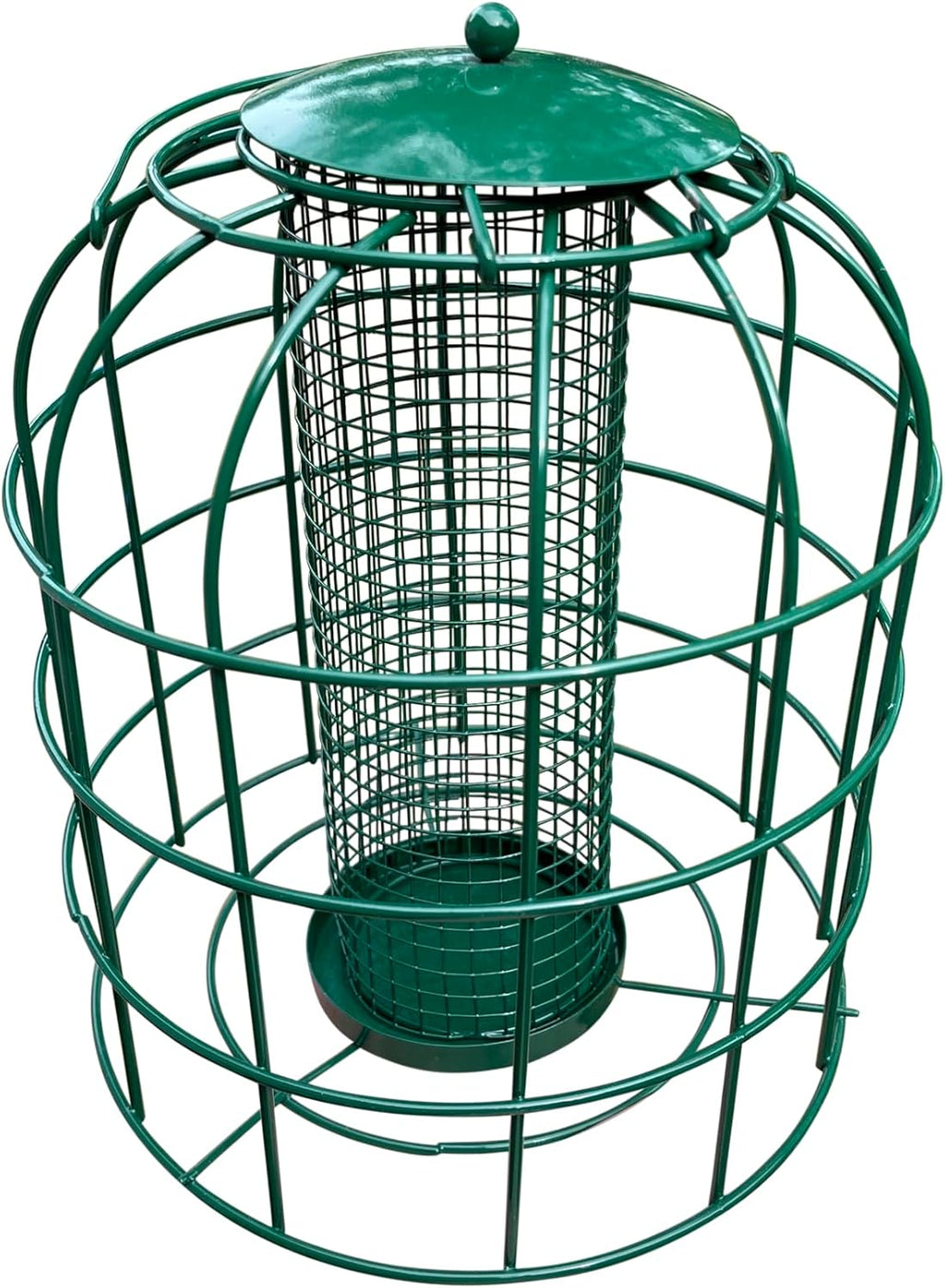 Squirrel Proof Bird Feeder – Outdoor Caged Mesh Hanging Feeder for Small Wild Birds T731601