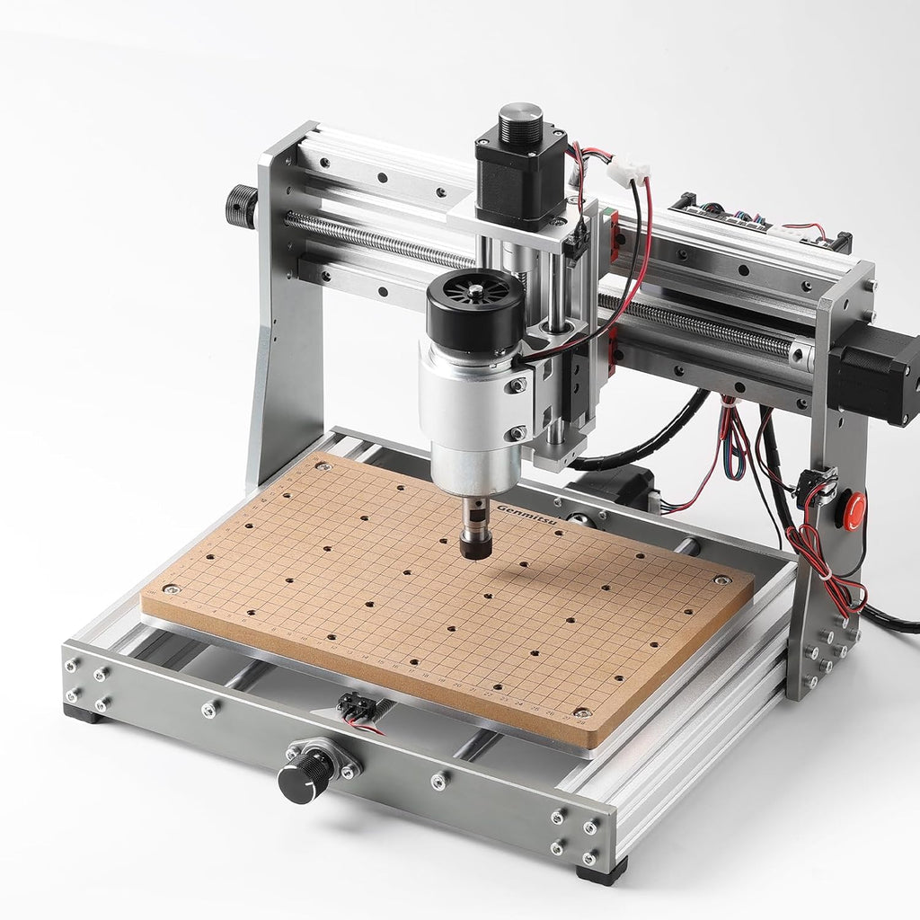 CNC Router Machine with MDF Grid Spoilboard F806414