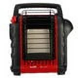 Portable Propane Radiant Heater, Indoor-Safe, 4,000-9,000 BTU F44370