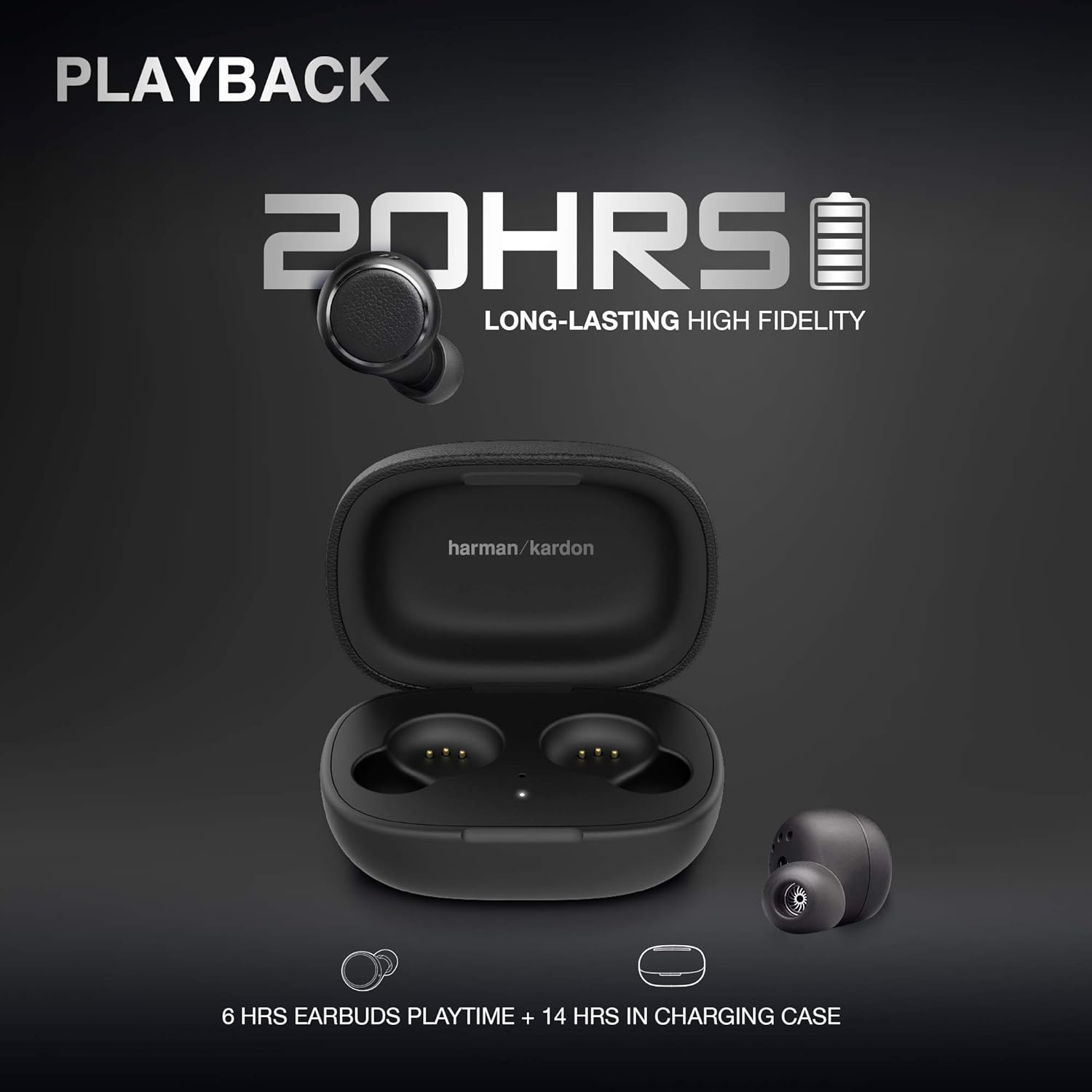 Wireless Earbuds Black (Renewed) F23329