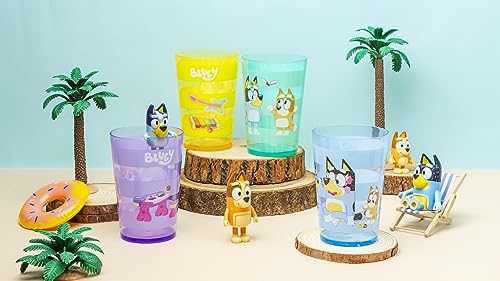 Nesting Tumbler Set 4-Pack, Durable Plastic Cups for Kids, 14.5 oz P846192