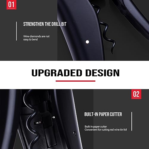 Vertical Corkscrew with Non-Stick Worm and Foil Cutter A87814