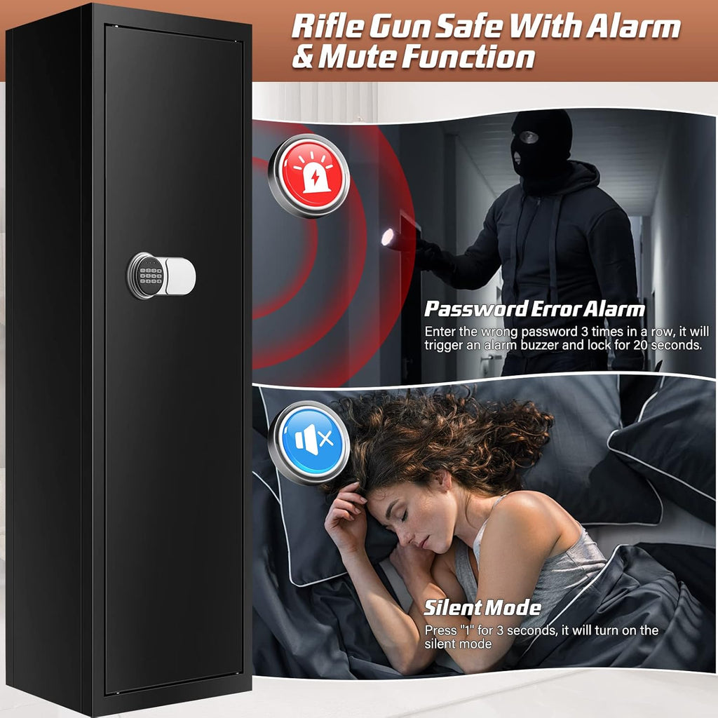 Fireproof Gun Safe for Rifles and Pistols with Digital Keypad J460503