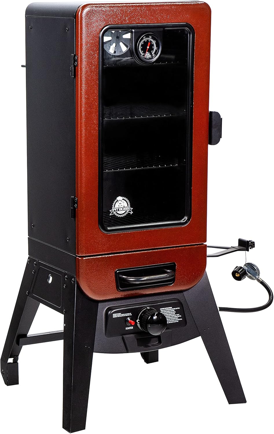 Vertical Smoker, Red Hammertone, 684 sq inches A567498