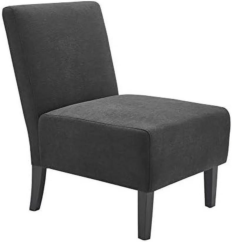 Accent Chair with Cushioned Seat and Back, Light Gray Q229