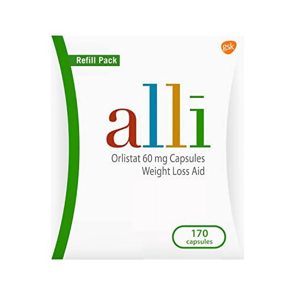 Weight Loss Supplement Pills, Orlistat 60mg Capsules R1841