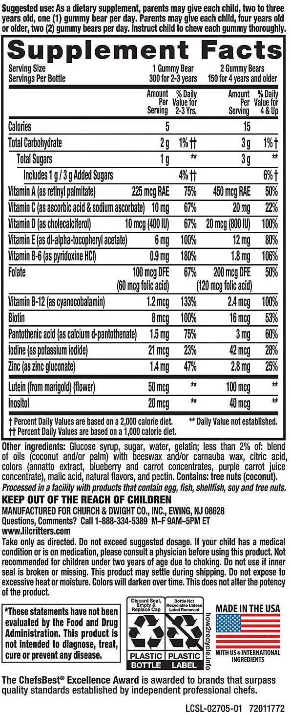 Gummy Vitamins for Kids, 300 Count M99755