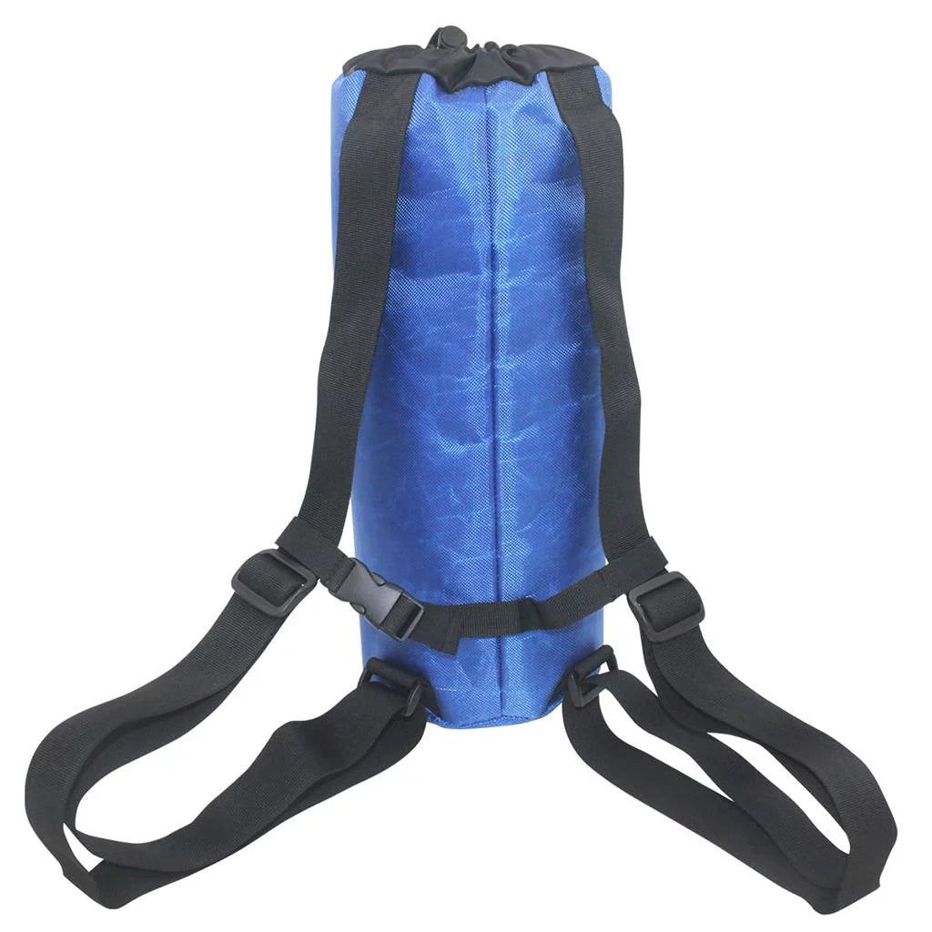 Oxygen Cylinder Tank Holder Backpack Sleeve Bag with Adjustable Shoulder Strap F27384